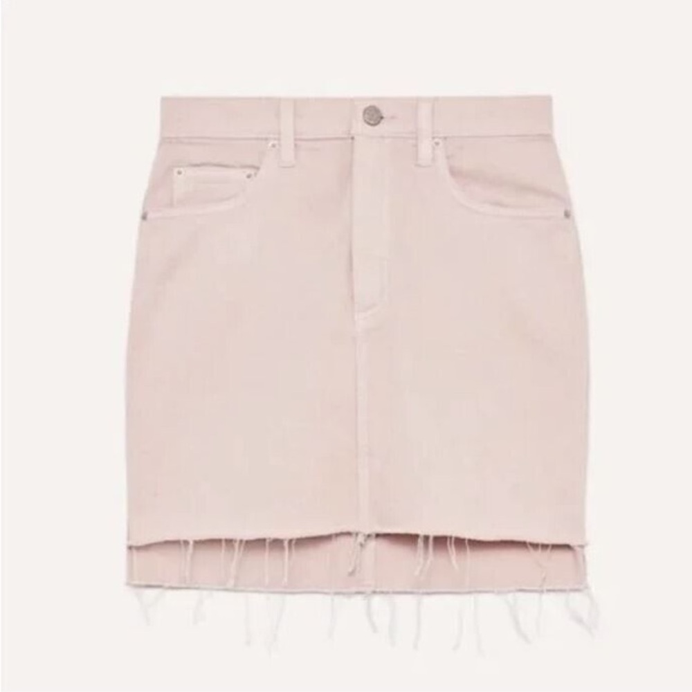 Aritzia Wilfred Free Pink Denim Skirt